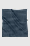 songket square scarf maritime blue by buttonscarves