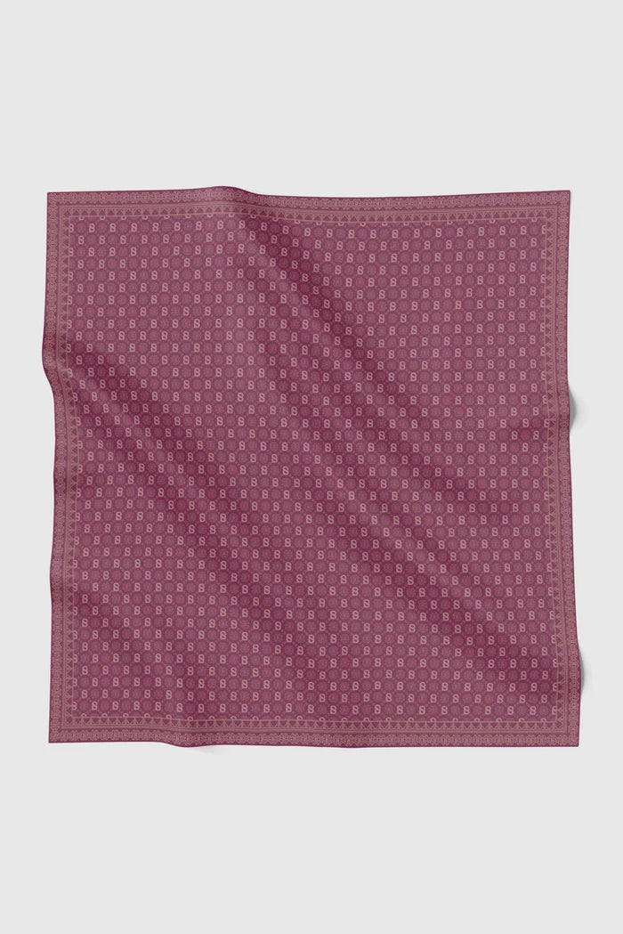 songket square scarf orchid by buttonscarves