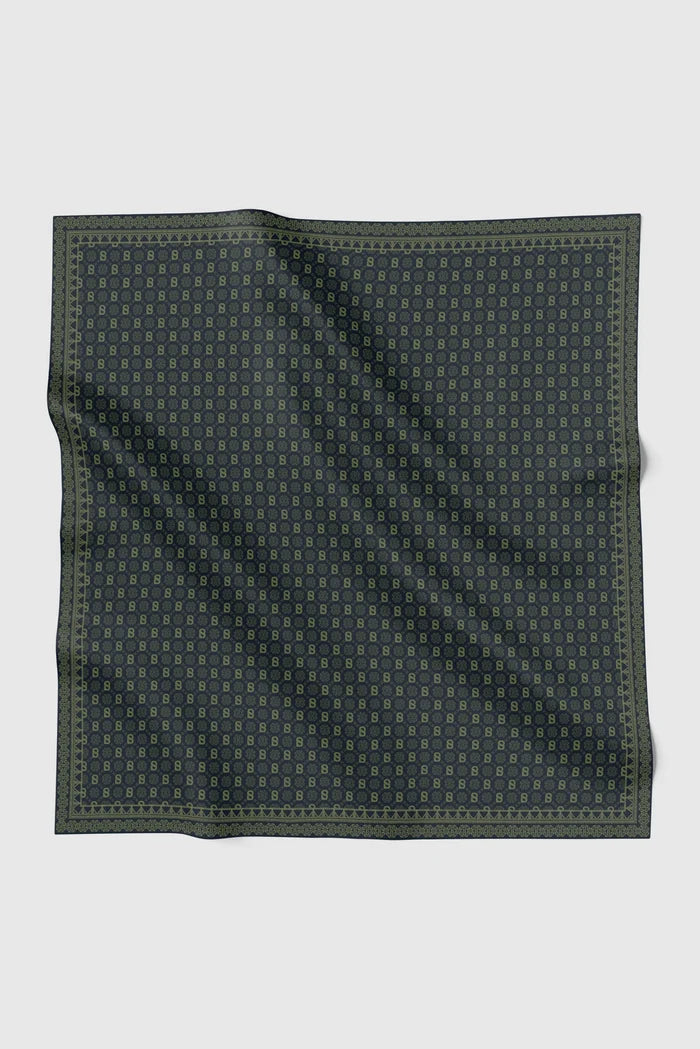 songket square scarf peacock by buttonscarves