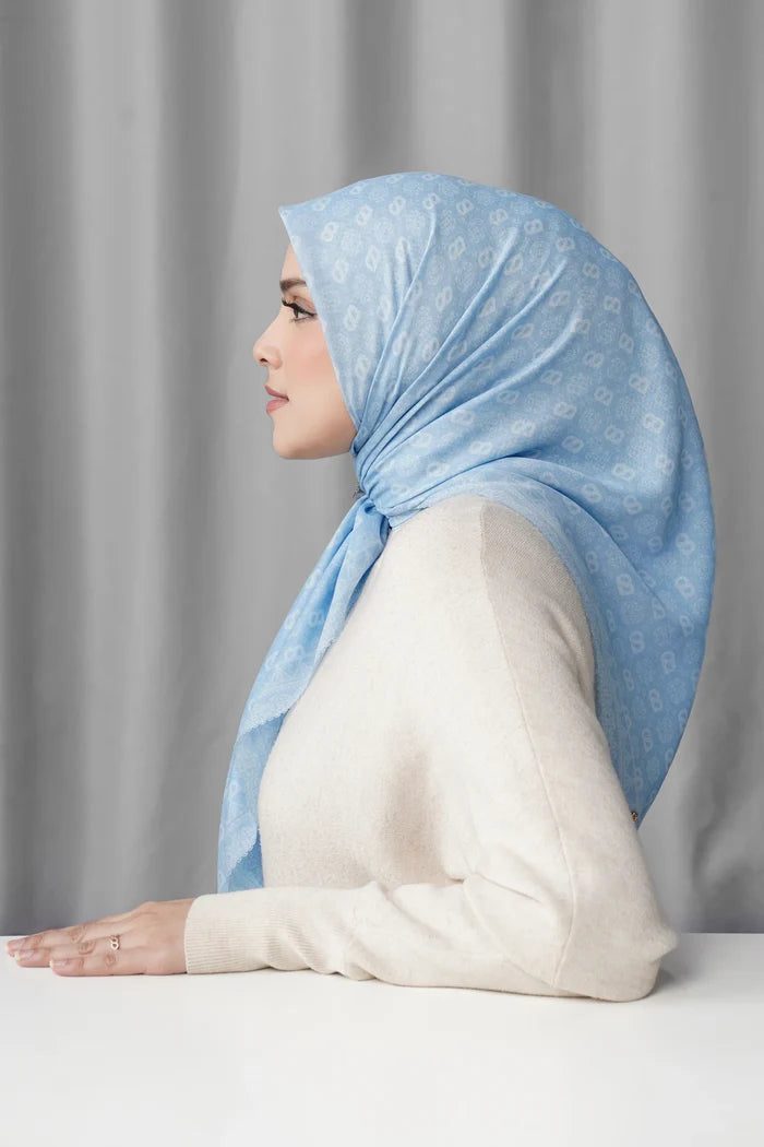 songket square scarf river by buttonscarves side view