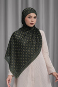 songket tie back shawl in hornbill by buttonscarves
