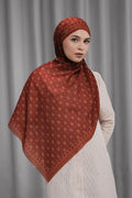 songket tie back shawk in lychee by buttonscarves
