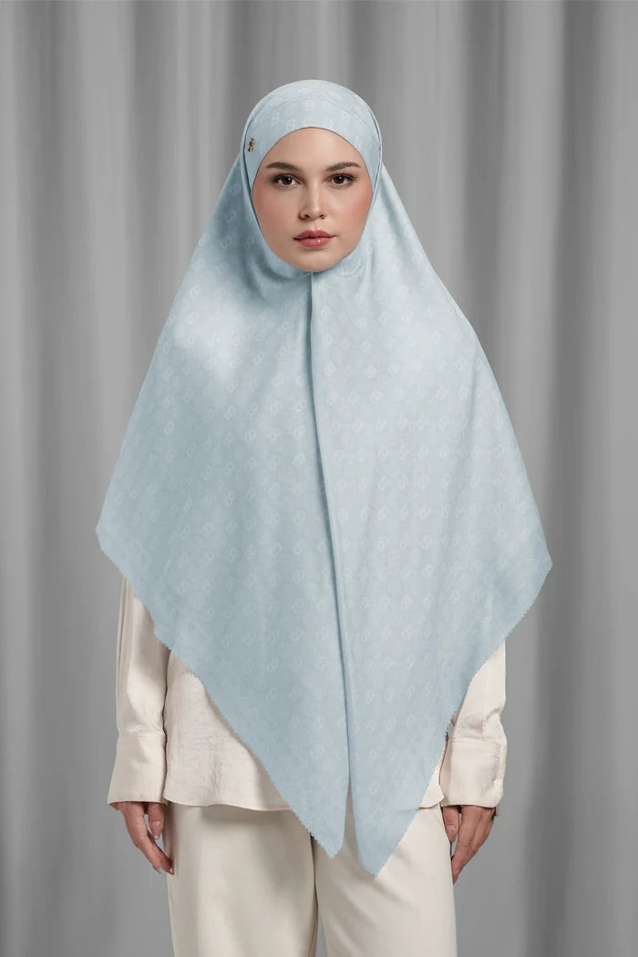 songket tie back square scarf nickel by buttonscarves styled outfit