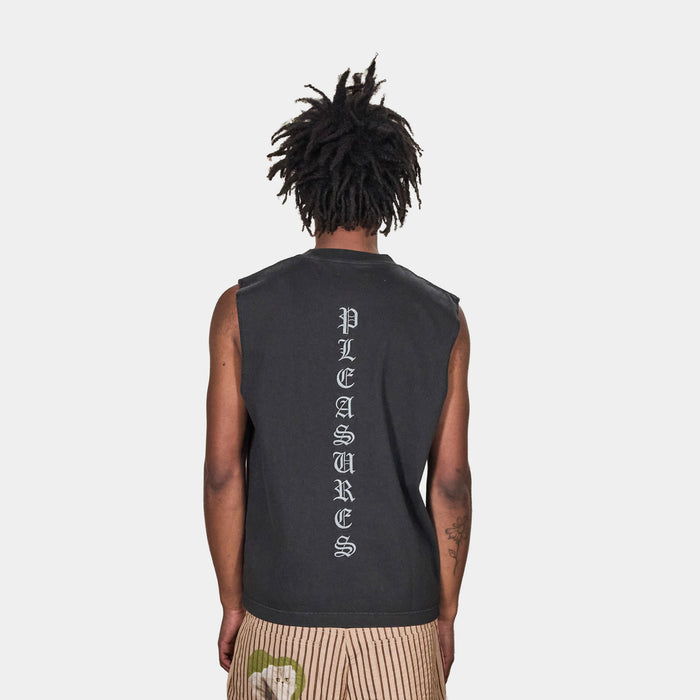 Sorrow Sleeveless Mens Short Sleeve Shirt (Black/Black)