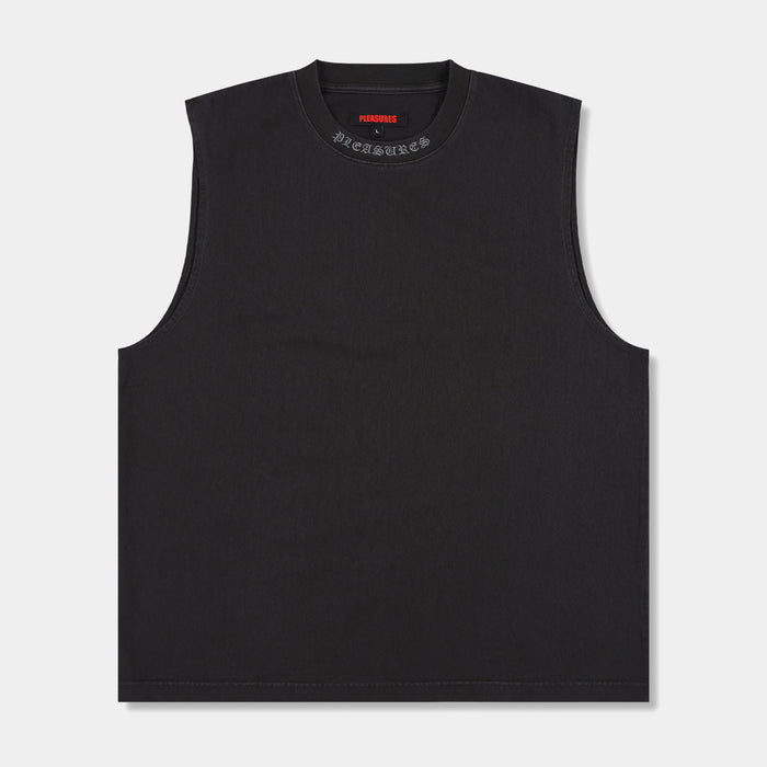 Sorrow Sleeveless Mens Short Sleeve Shirt (Black/Black)