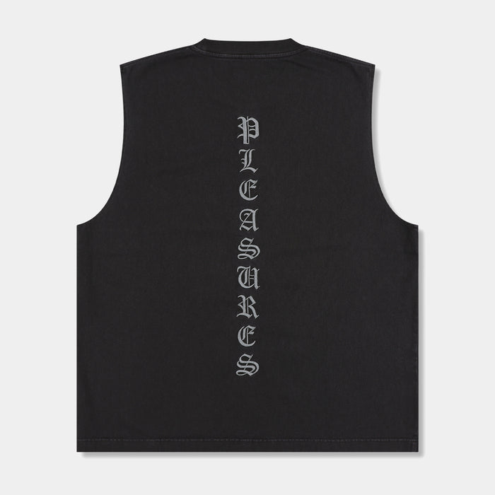 Sorrow Sleeveless Mens Short Sleeve Shirt (Black/Black)