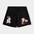 SP x Betty Boop Angel Devil Hybrid Mens Shorts (Black/Red)