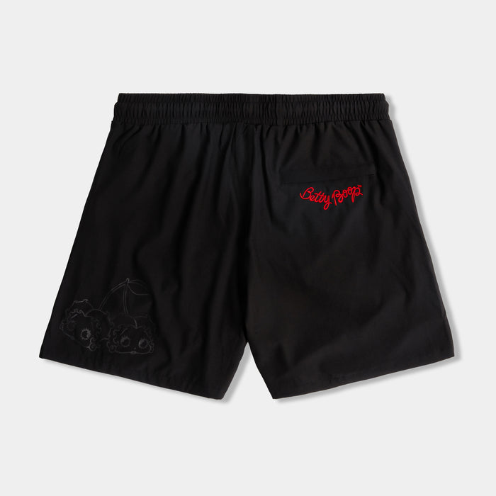 SP x Betty Boop Angel Devil Hybrid Mens Shorts (Black/Red)