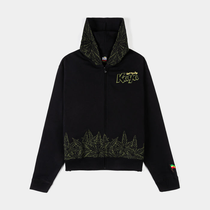 SP x Bob Marley Kaya Zip Up Mens Hoodie (Black/Green)