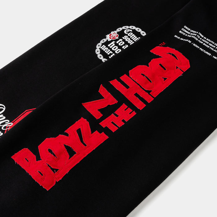 SP x Boyz N The Hood Barbed Wire Fleece Mens Sweatpants (Black/Red)