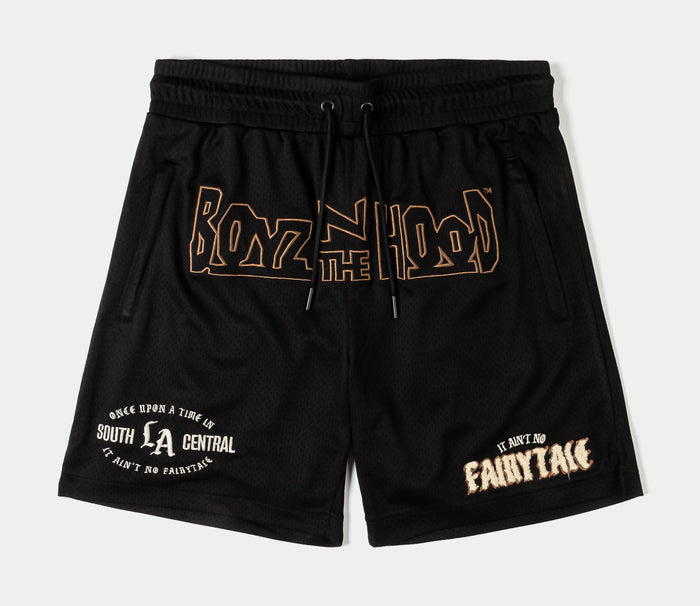 SP x Boyz N The Hood No FairyTale Mesh Mens Shorts (Black/Brown)