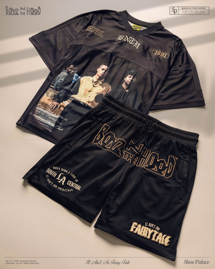 SP x Boyz N The Hood No FairyTale Mesh Mens Shorts (Black/Brown)