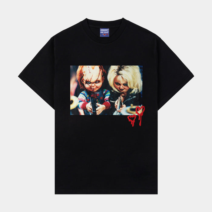 SP x Chucky And Tiff Mens Short Sleeve Shirt (Black/Red)