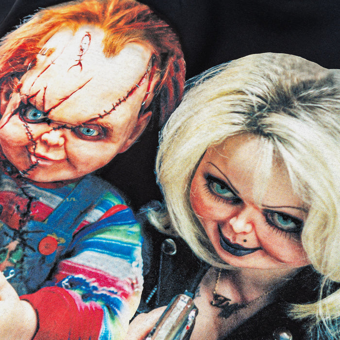 SP x Chucky Heart Washed Pullover Mens Hoodie (Black/Blue)
