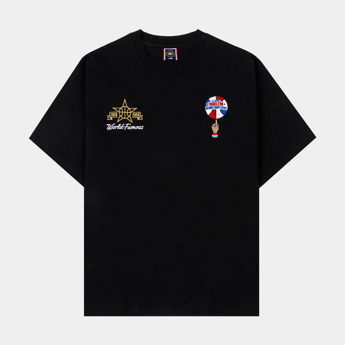 SP x Harlem Globetrotters World Famous Mens Short Sleeve Shirt (Black/Red)