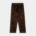 SP x Homies All Over Print Fleece Mens Sweatpants (Brown/Black)