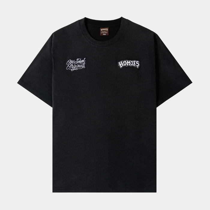 SP x Homies Santos Mens Short Sleeve Shirt (Black/White)