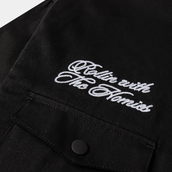 SP x Homies Work Mens Short Sleeve Shirt (Black/White)