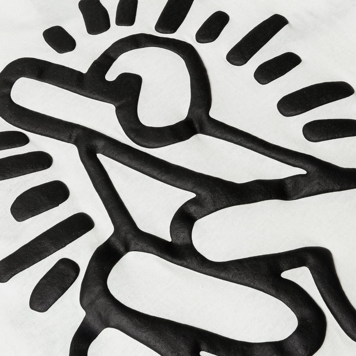 SP x Keith Haring Fingers Crossed Mens Short Sleeve Shirt (White/Red)