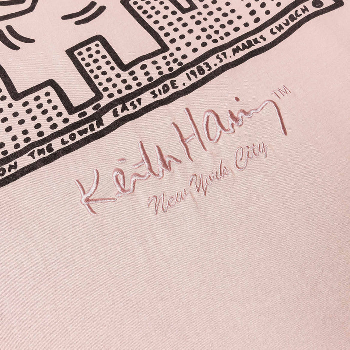 SP x Keith Haring Skyline Mens Short Sleeve Shirt (Pink/Black)