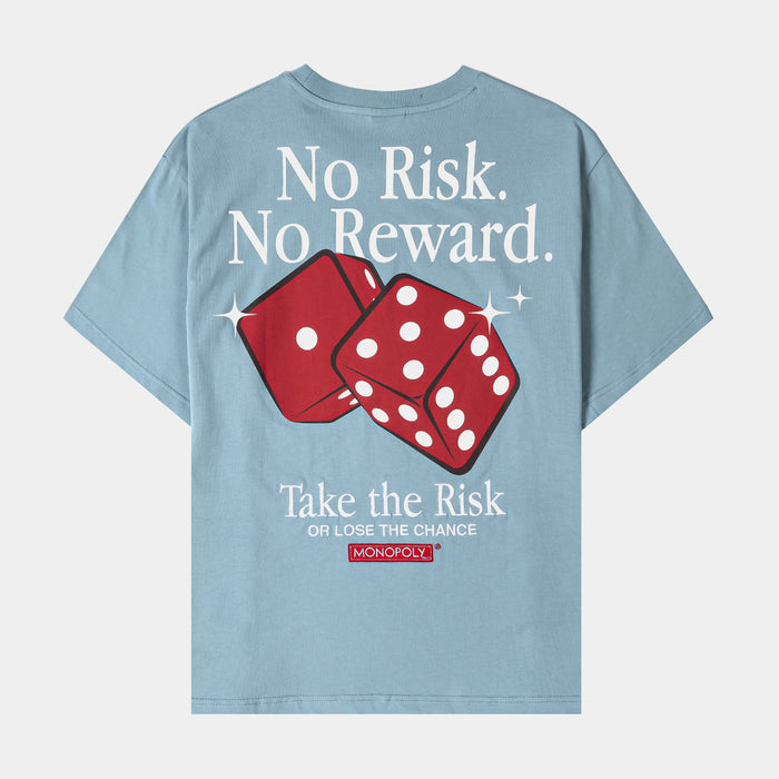 SP x Monopoly Take The Risk Mens Short Sleeve Shirt (Blue/Red)