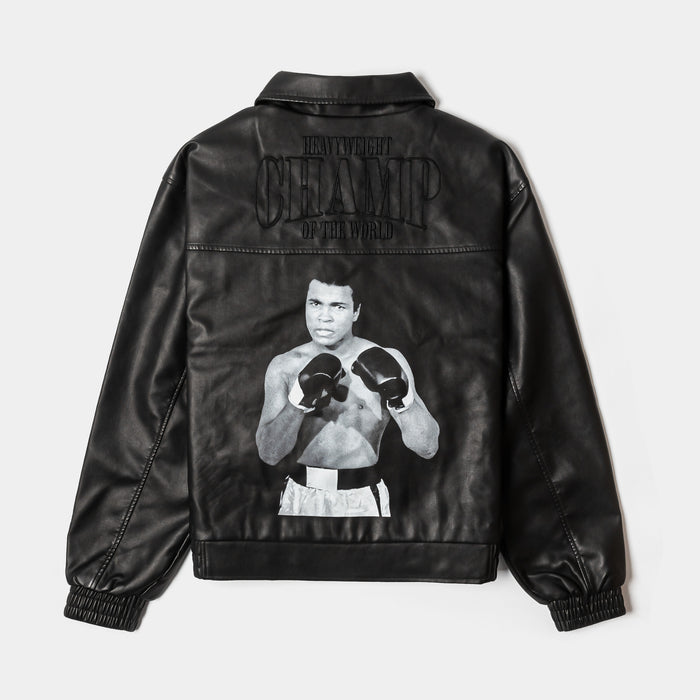 SP x Muhammad Ali G.O.A.T Mens Jacket (Black/Yellow)
