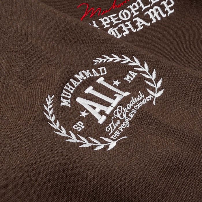 SP x Muhammad Ali People's Champ Pullover Mens Hoodie (Brown/White)
