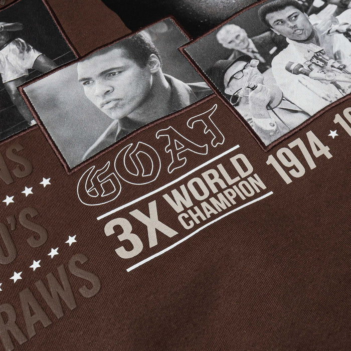 SP x Muhammad Ali People's Champ Pullover Mens Hoodie (Brown/White)