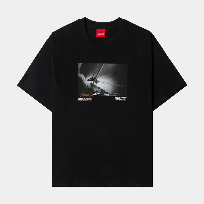 SP x Muhammad Ali Ring Mens Short Sleeve Shirt (Black/White)