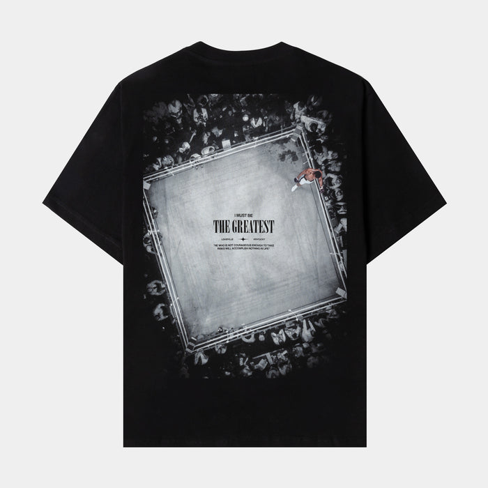 SP x Muhammad Ali Ring Mens Short Sleeve Shirt (Black/White)