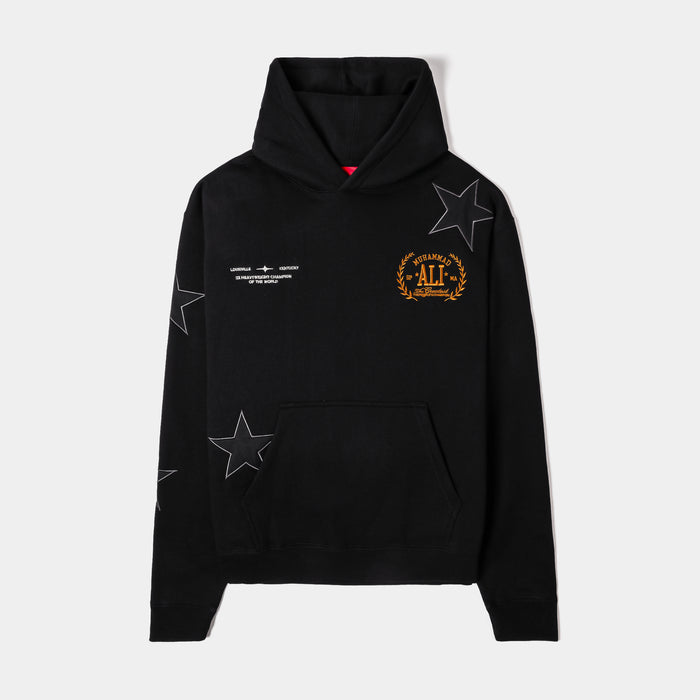 SP x Muhammad Ali Stars Pullover Mens Hoodie (Black/White)