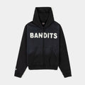 SP x Narcos Bandits Zip Up Washed Mens Hoodie (Black/Green)