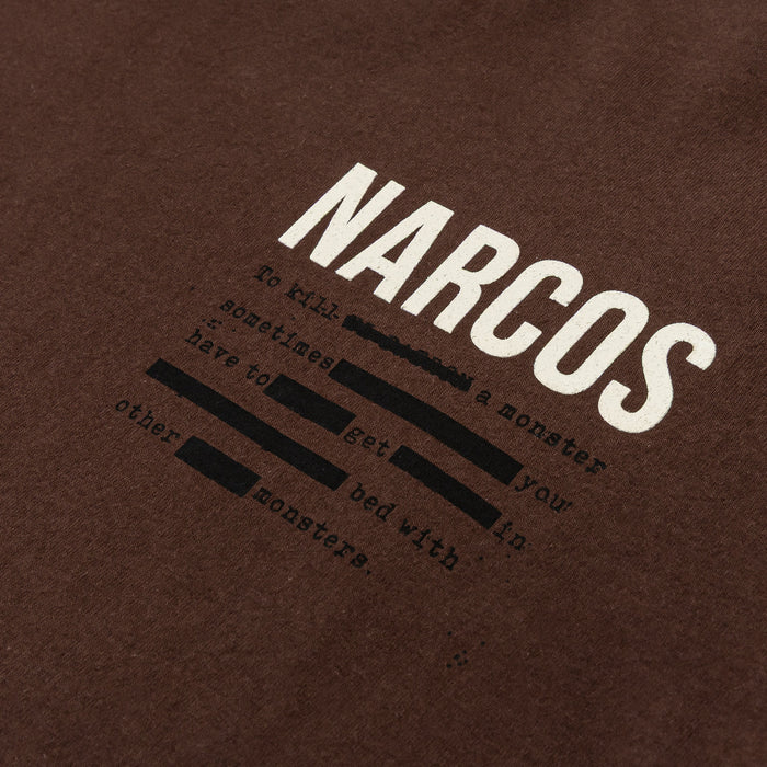 SP x Narcos Business Mens Short Sleeve Shirt (Brown/Black)