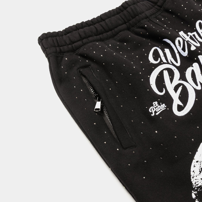 SP x Narcos Faces Fleece Mens Sweatpants (Black/White)