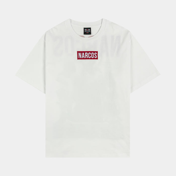 SP x Narcos Mens Short Sleeve Shirt (White/Red)
