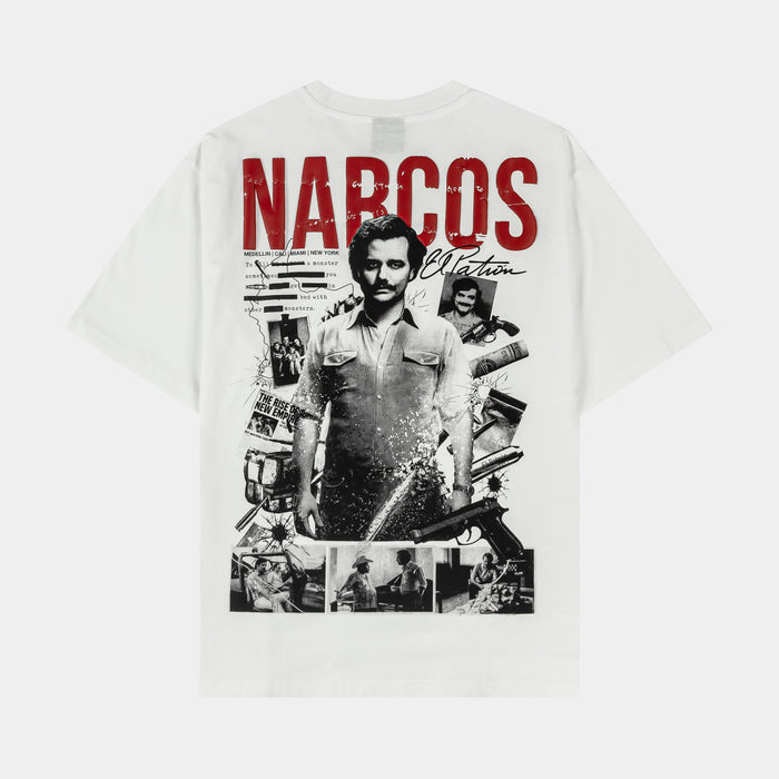 SP x Narcos Mens Short Sleeve Shirt (White/Red)