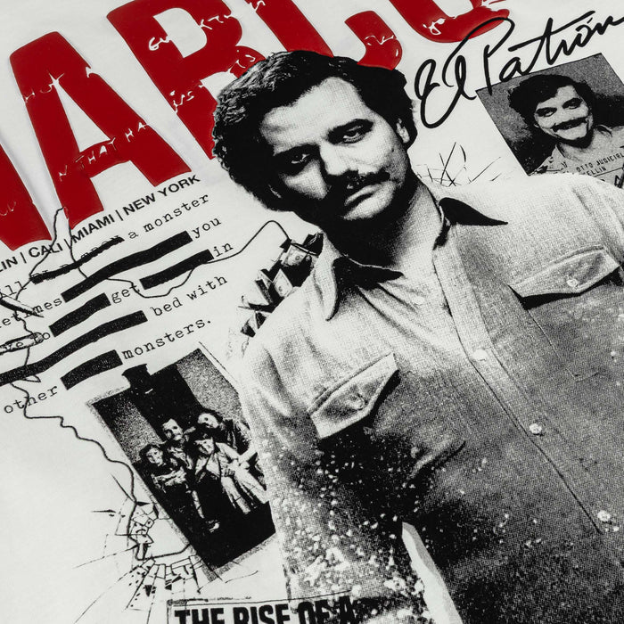 SP x Narcos Mens Short Sleeve Shirt (White/Red)