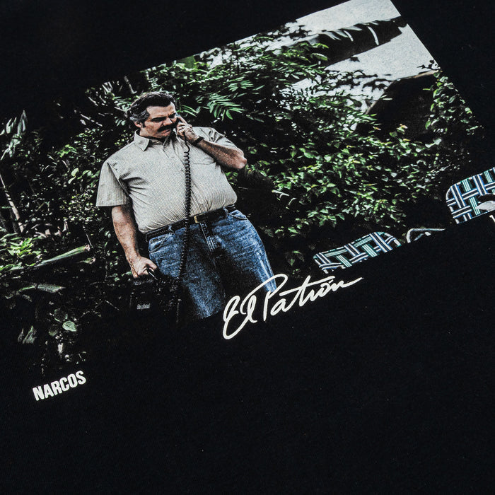 SP x Narcos Plata Plomo Mens Short Sleeve Shirt (Black/White)