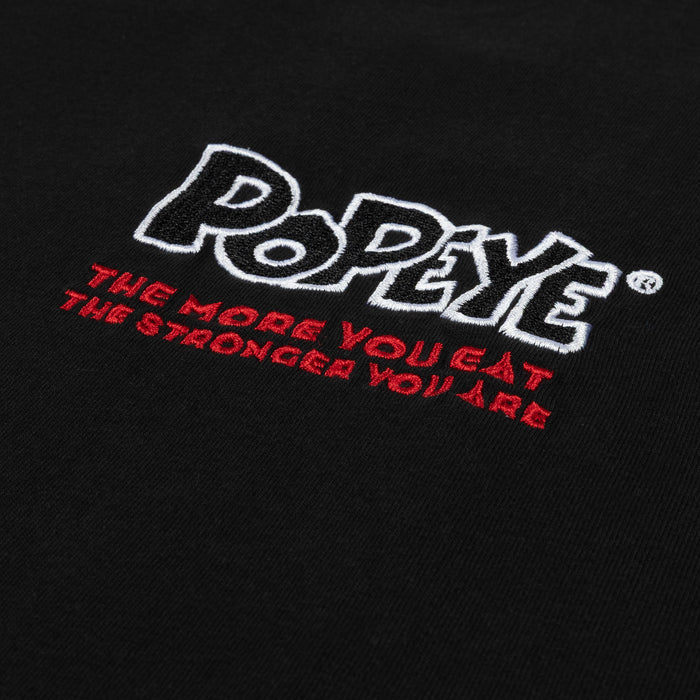 SP x Popeye The Stronger You Are Mens Short Sleeve Shirt (Black/Red)