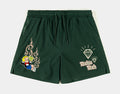 SP x Richie Rich Dollar Signs Hybrid Mens Shorts (Green/Beige)