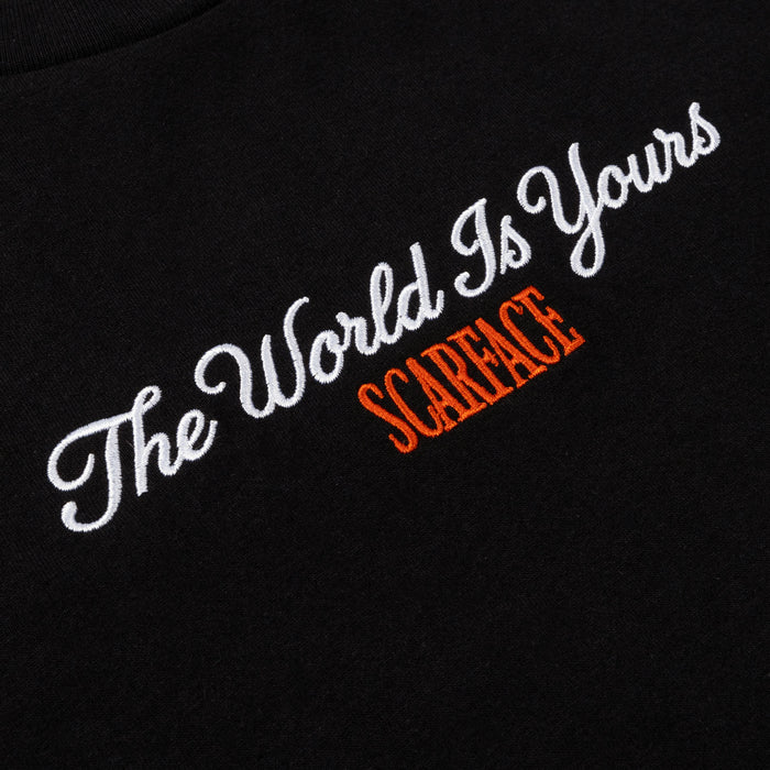 SP x Scarface Casa Mens Short Sleeve Shirt (Black/Orange)