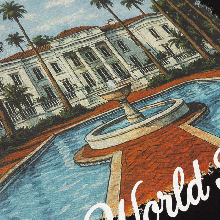 SP x Scarface Casa Mens Short Sleeve Shirt (Black/Orange)