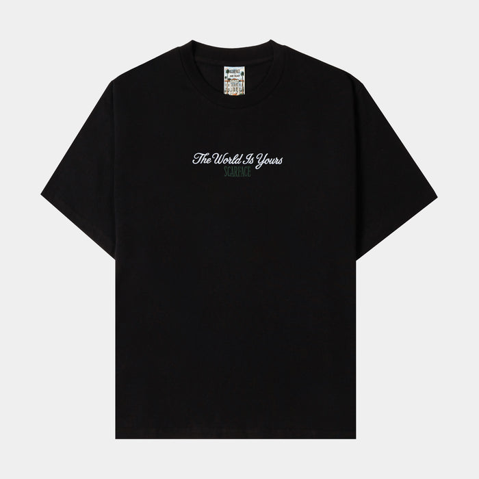SP x Scarface Cash Mens Short Sleeve Shirt (Black/White)