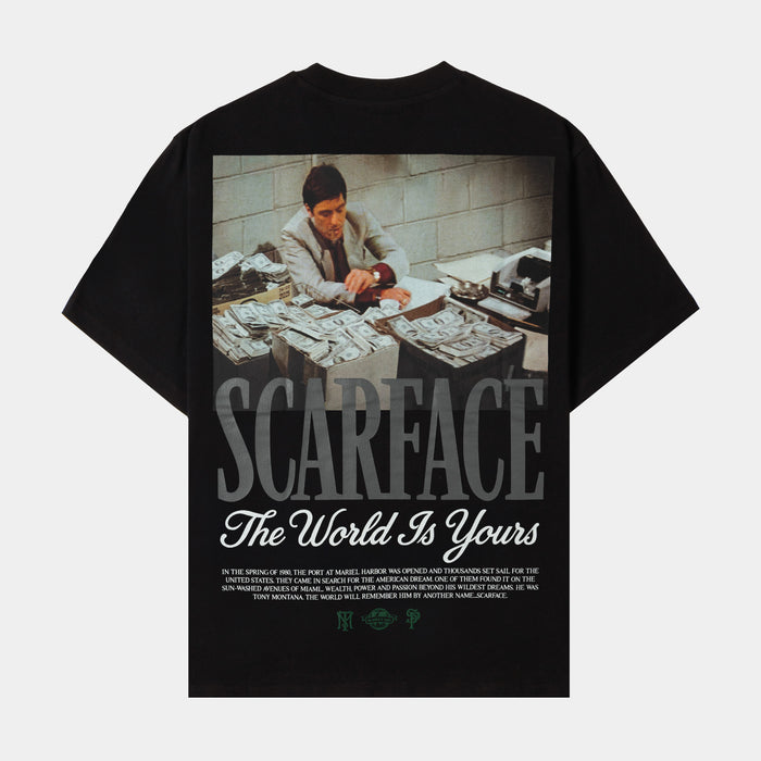 SP x Scarface Cash Mens Short Sleeve Shirt (Black/White)