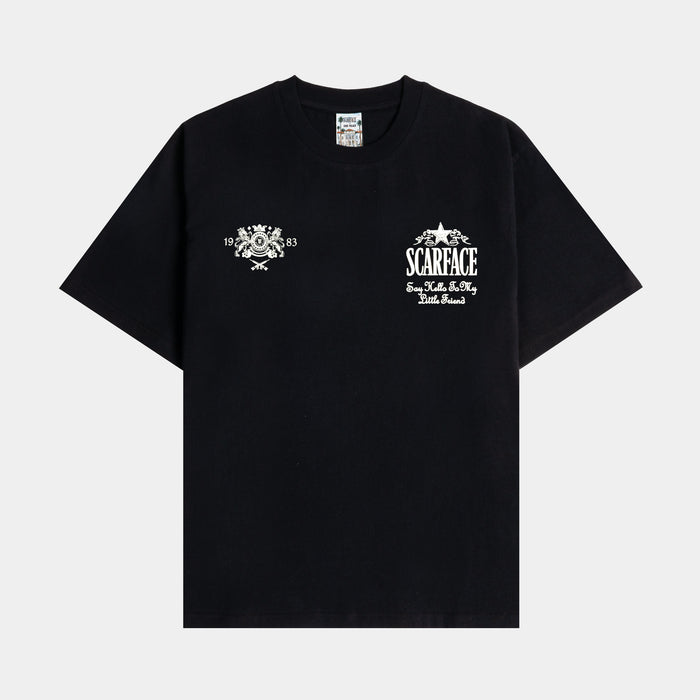 SP x Scarface Make The Money Mens Short Sleeve Shirt (Black/White)