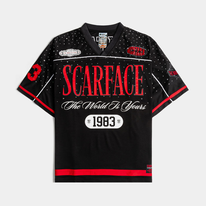 SP x Scarface Mesh Mens Jersey (Black/Red)