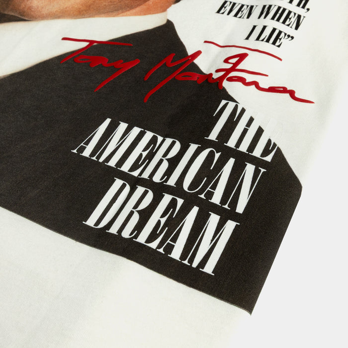 SP x Scarface Money Power Mens Short Sleeve Shirt (White/Black)