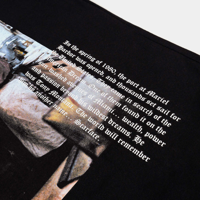 SP x Scarface Shop Mens Short Sleeve Shirt (Black/Red)