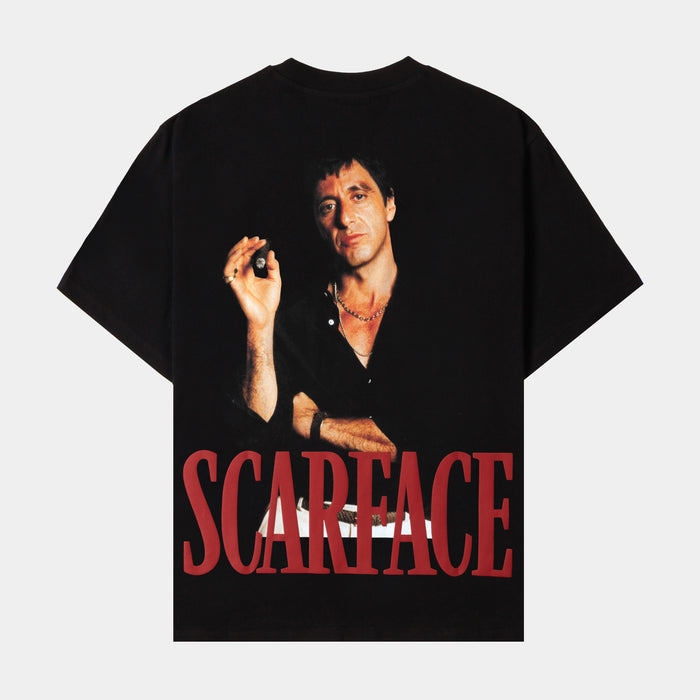 SP x Scarface The World Is Yours Mens Short Sleeve Shirt (Black/Red)