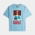 SP x Scarface The World Is Yours Mens Short Sleeve Shirt (Blue/Red)
